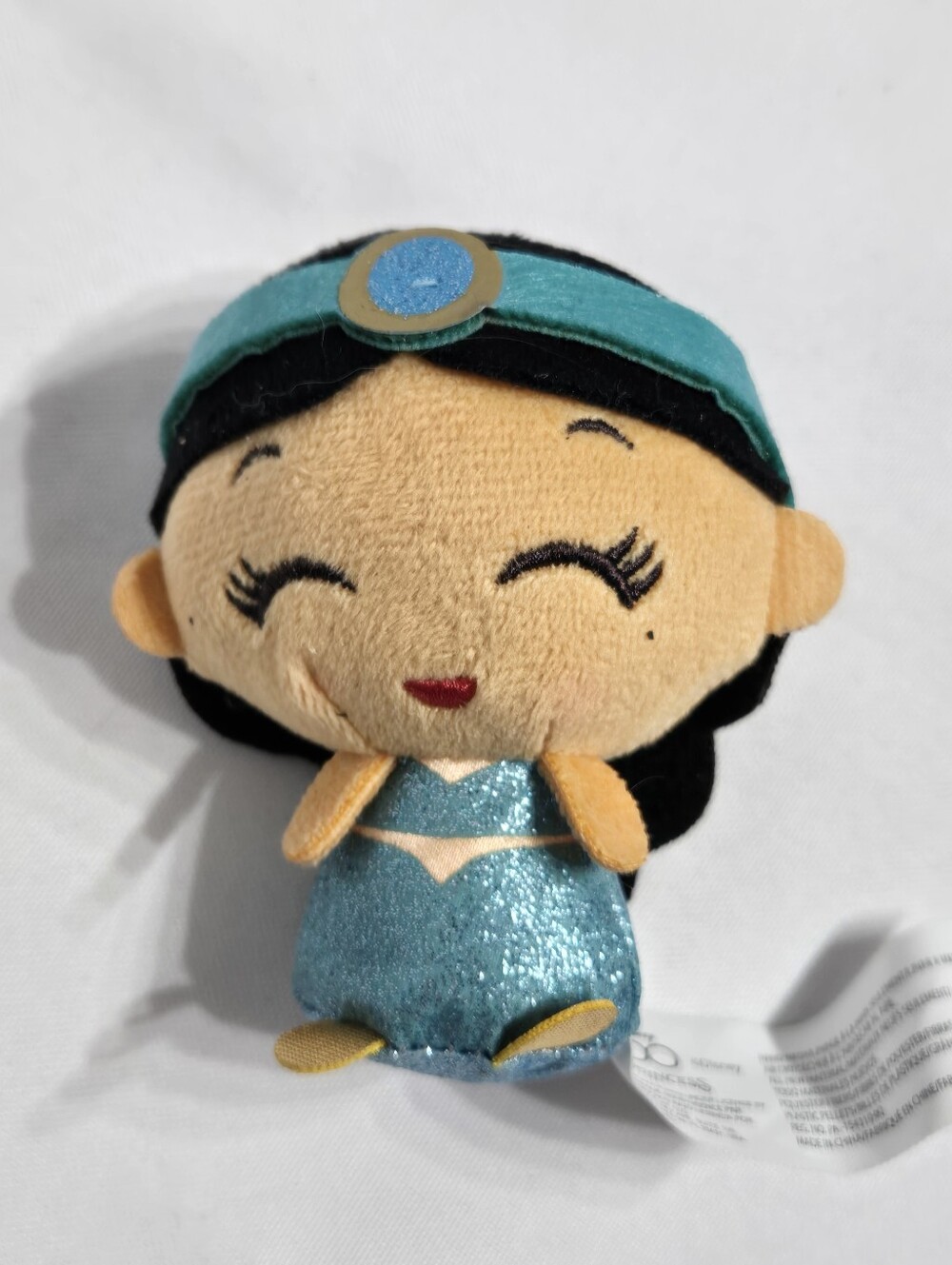 Official Princess Jasmine mini plush from the Disney Princess Mini Teacup Capsul